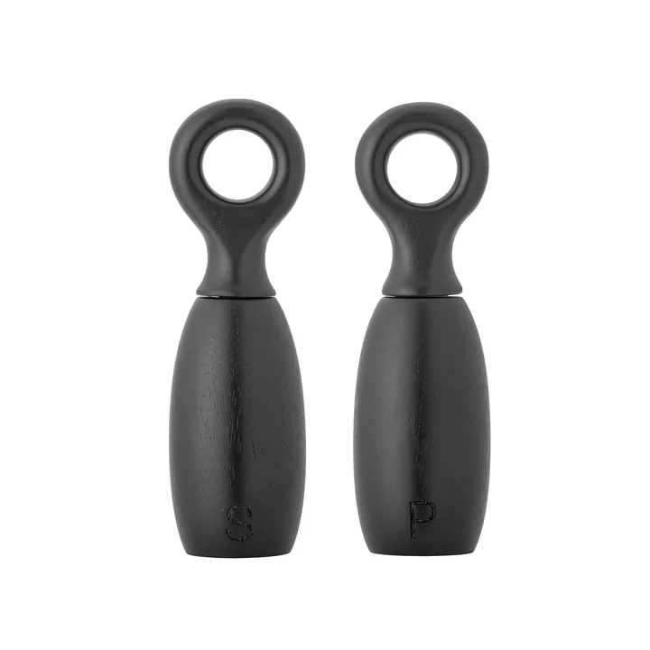 Bloomingville - Martim Salz- und Pfeffermühle, schwarz (2er- Set)