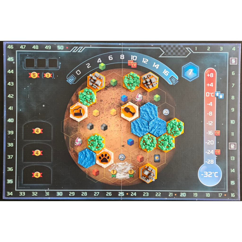 Tuiles pour Terraforming Mars - Le Jeu de Dés