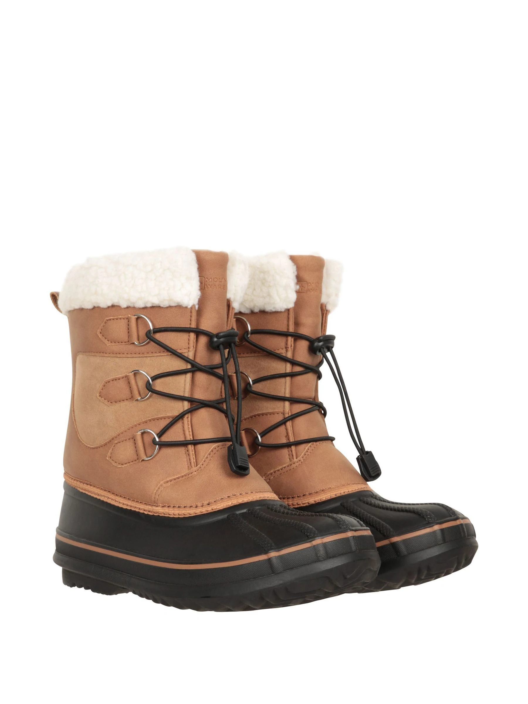 Mountain Warehouse - Casual adaptieve sneeuwlaarzen met veters voor kinderen