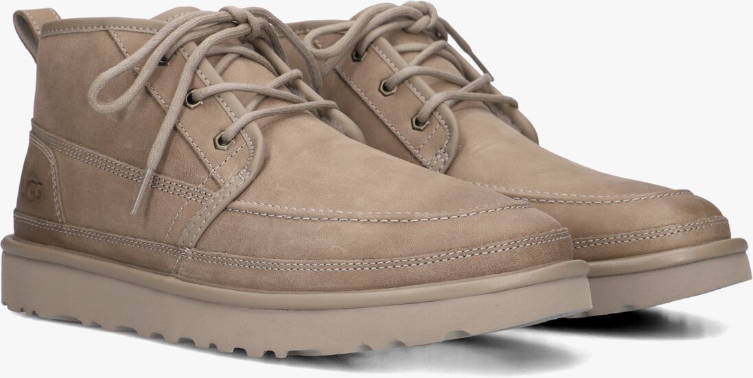 taupe ugg veterschoenen m neumel moc nubuck
