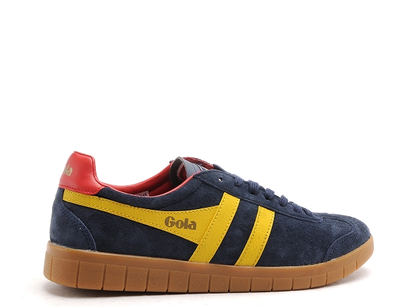 Gola basses homme hurricane suede cmb046 bleu