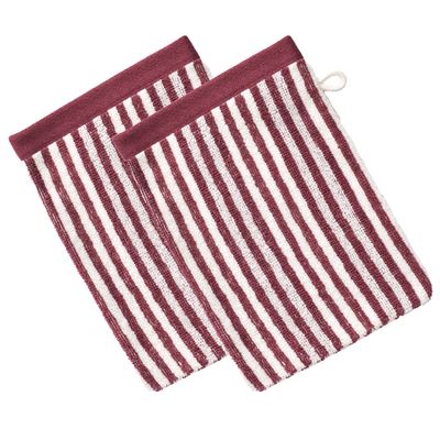 Linge de toilette rayures jacquard - 450 g/m² - BECQUET CRÉATION