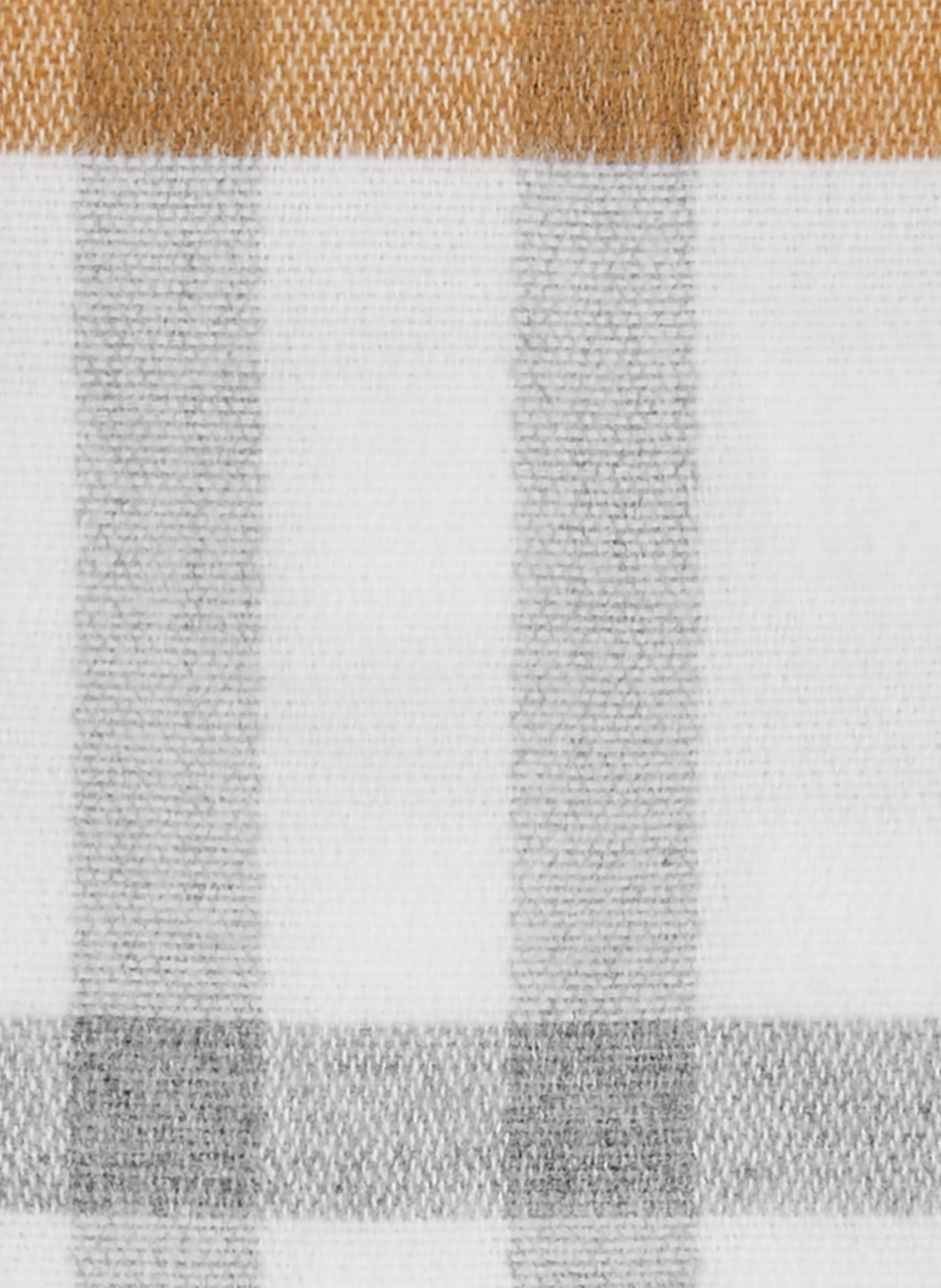 Echarpe à carreaux| Blanc