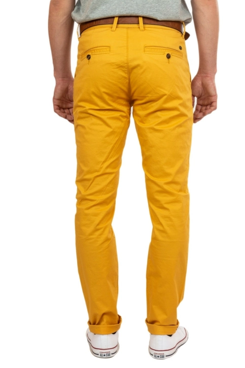 pantalons salsa andy slim jaune