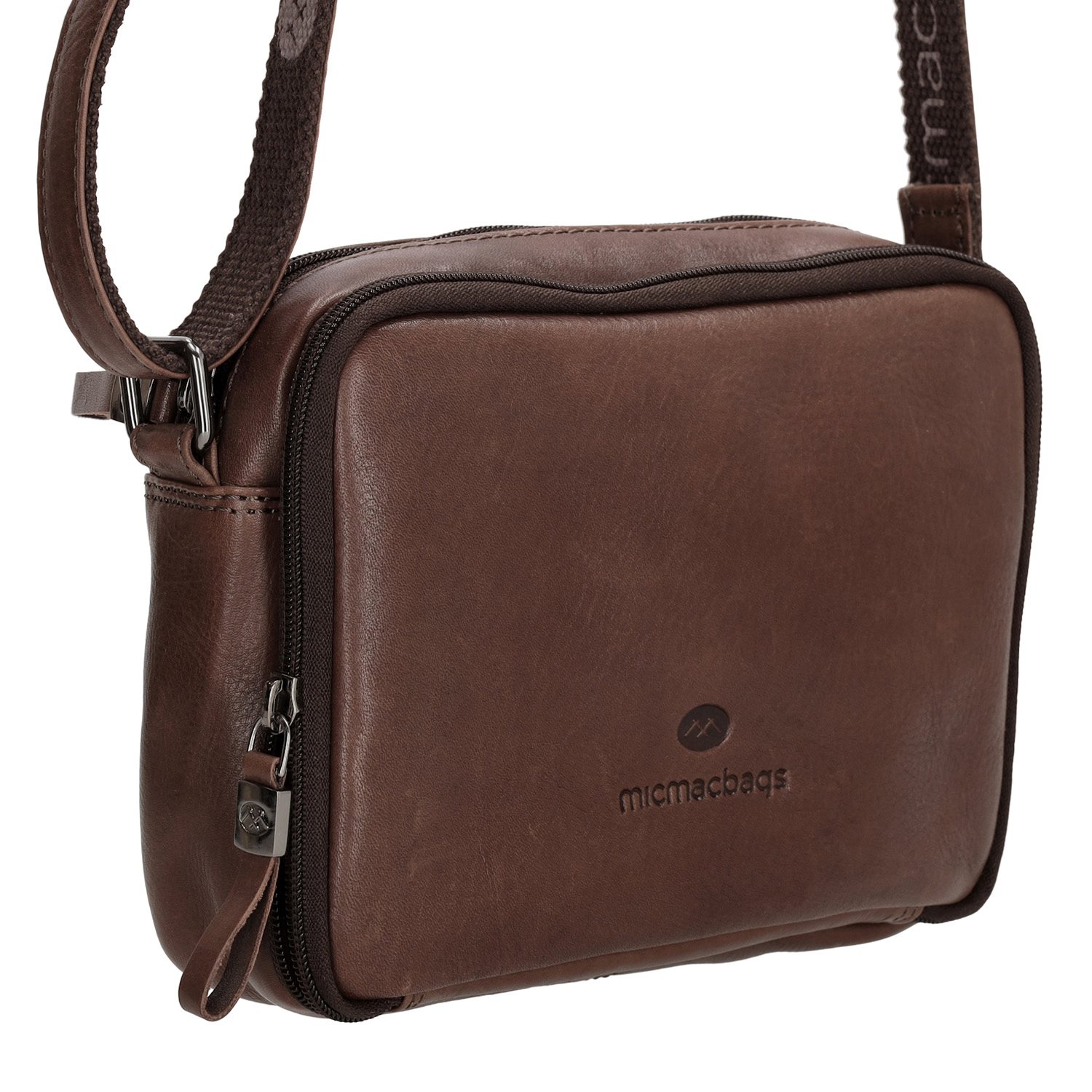 Micmacbags Everyday Schoudertas donkerbruin
