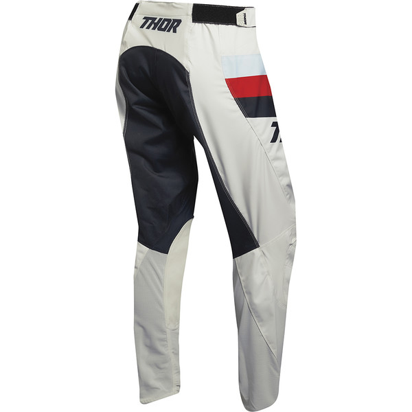 Thor Motocross - Pantalon femme Pulse Racer Blanc / Bleu foncé / Rouge / Bleu Clair