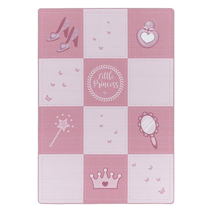 Kindervloerkleed - Pleun Little Princess Roze | Zacht