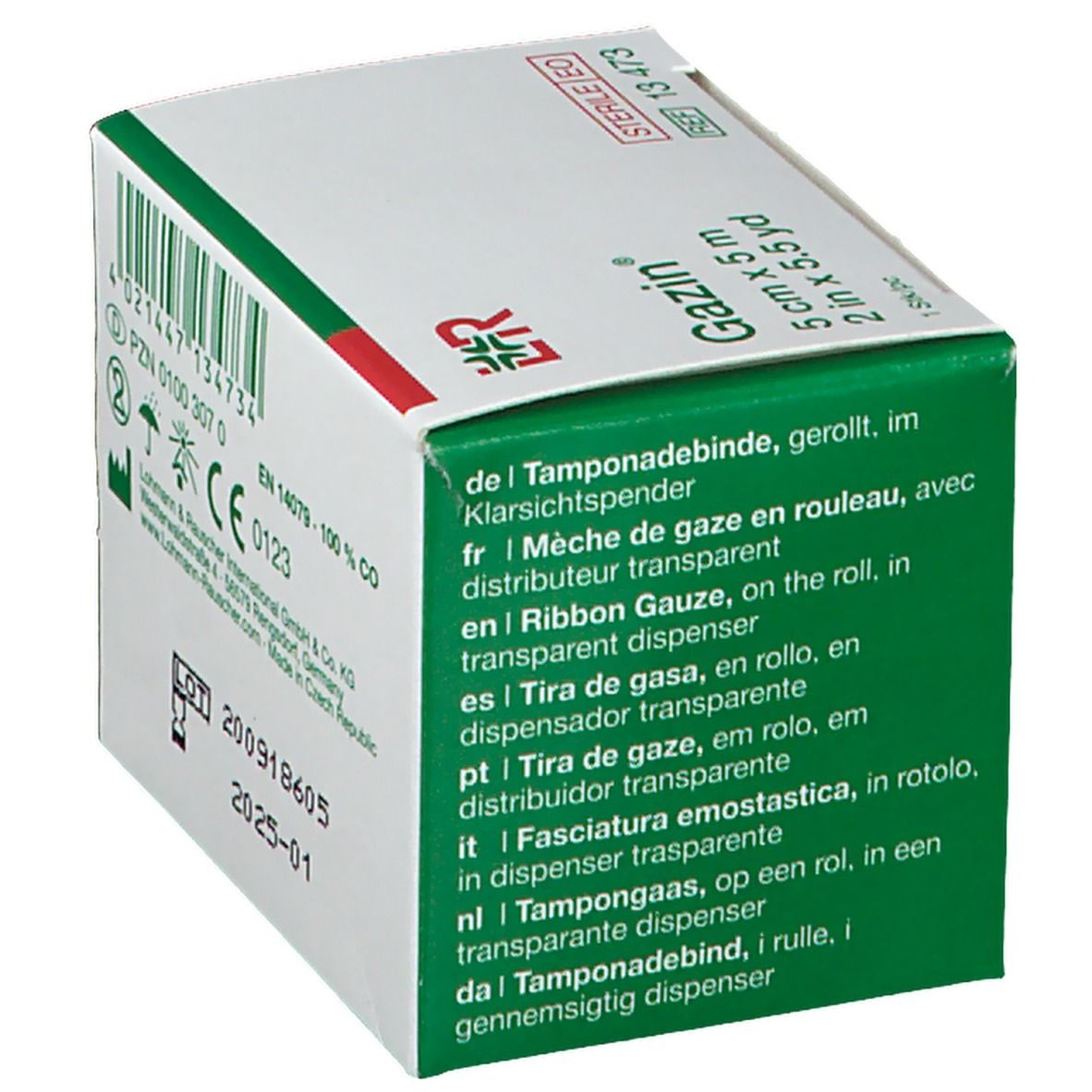 Gazin® Tamponadebinden steril 5 cm x 5 m