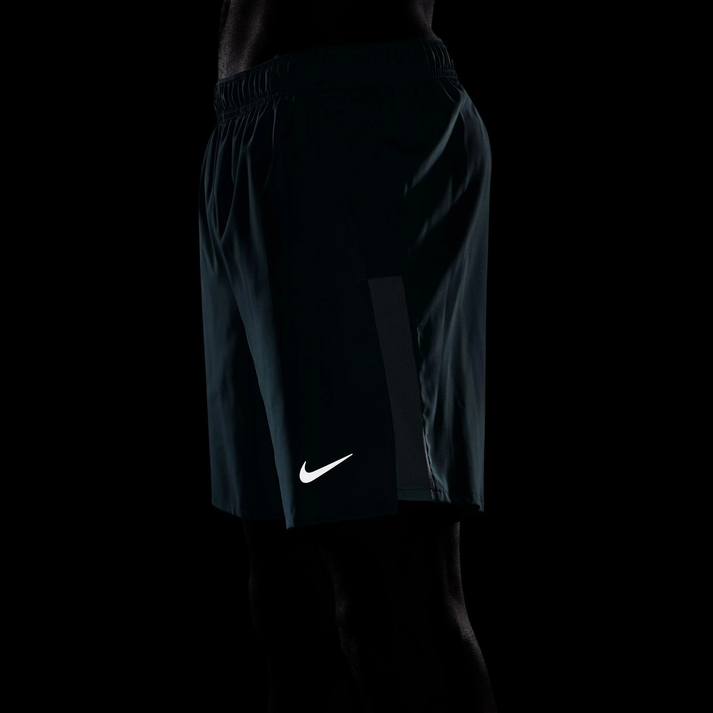 Nike Dri-Fit Challenger 7in Brief-Lined Short De Running Hommes - Bleu Gris