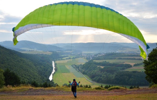 Gleitschirm Schnupperkurs Bad Wildungen