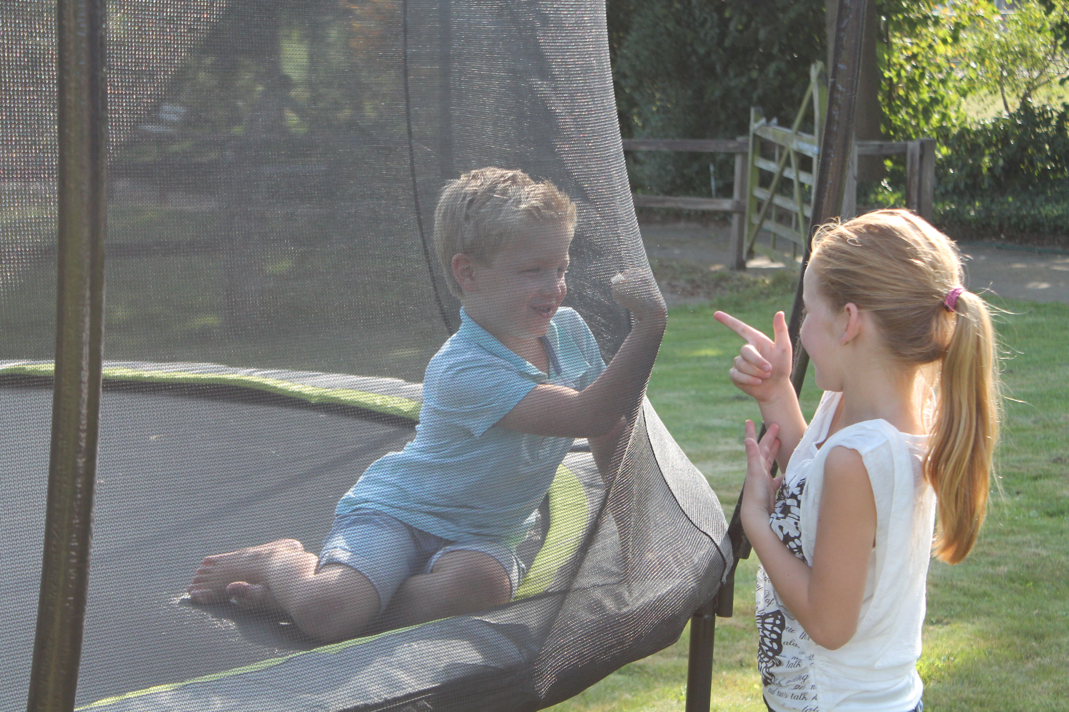 EXIT Silhouette - Trampoline - Limegroen - 244 cm