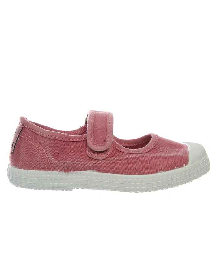 Ballerinas MERCEDES PUNT TINTADO mit Klett in washed mauve