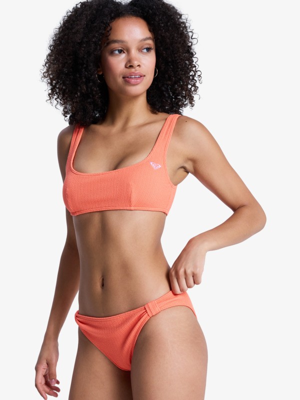 Roxy Sunshine Classic Bas de bikini Orange Femme