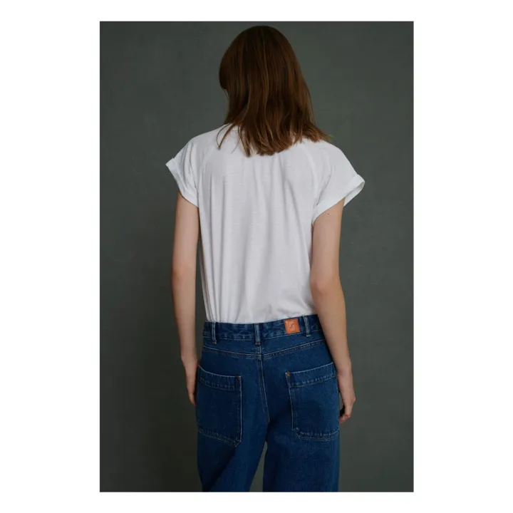 Soeur T-shirt Valentina Coton et Lin | Blanc