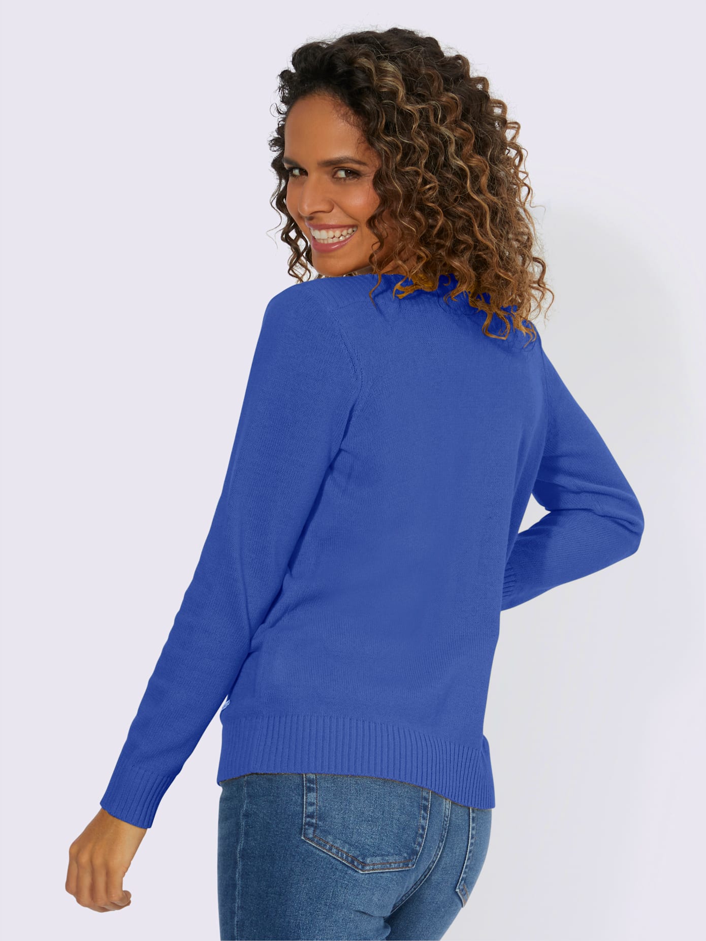 Pull à manches longues qualité coton doux sur la peau