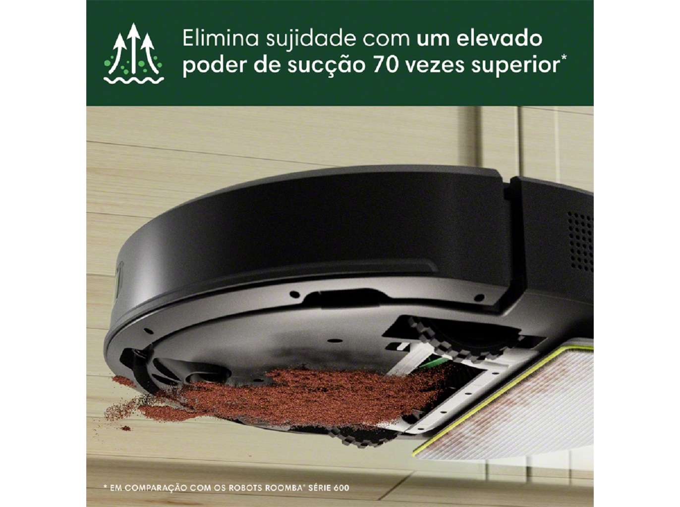 ASPIRADOR ROBOT IROBOT IRY351040 COMBO 105AE COM MAPA INTELIGENTE CLEARVIEWT