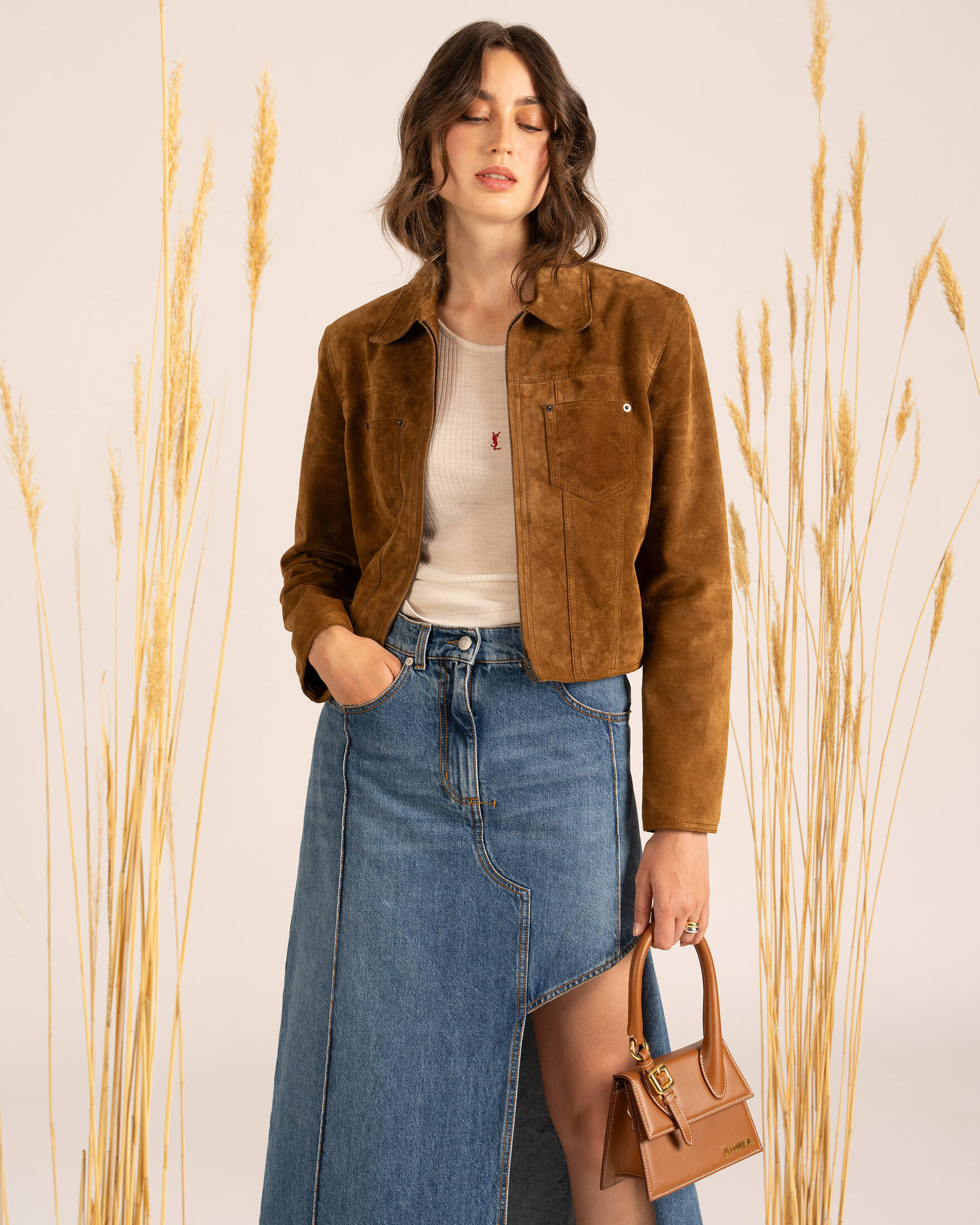Saint Laurent| Damen Lederjacke