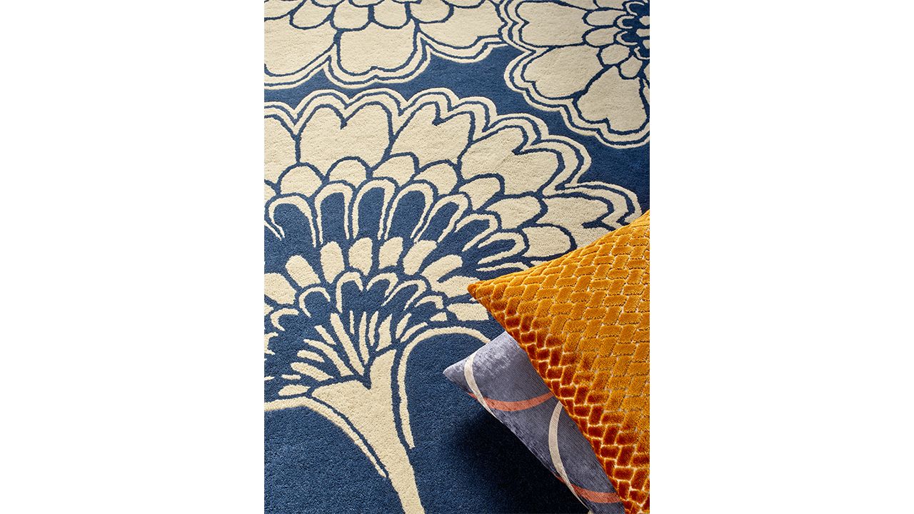 Vloerkleed Midnight 039708 Japanese Floral