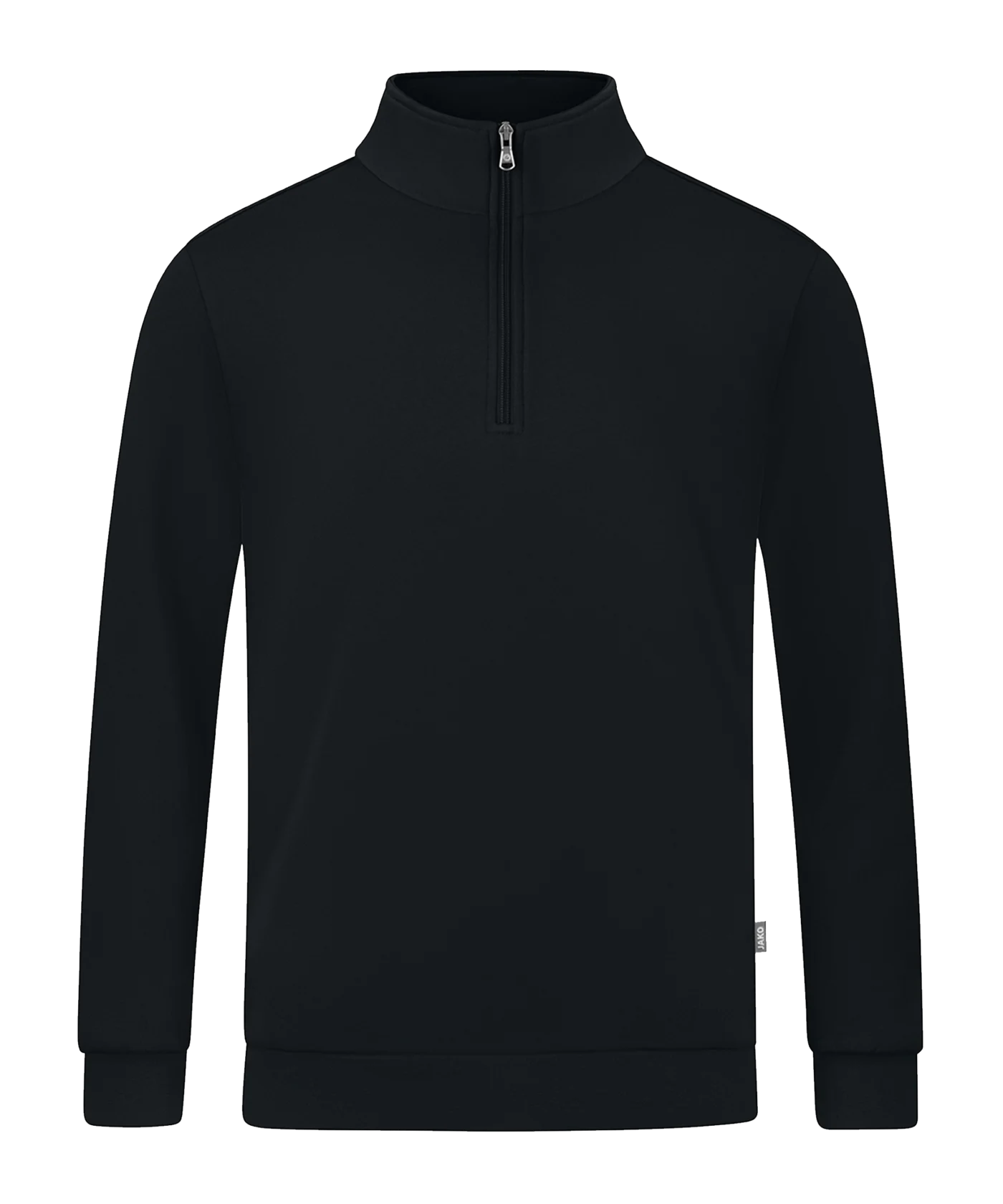JAKO Organic Ziptop Schwarz F800
