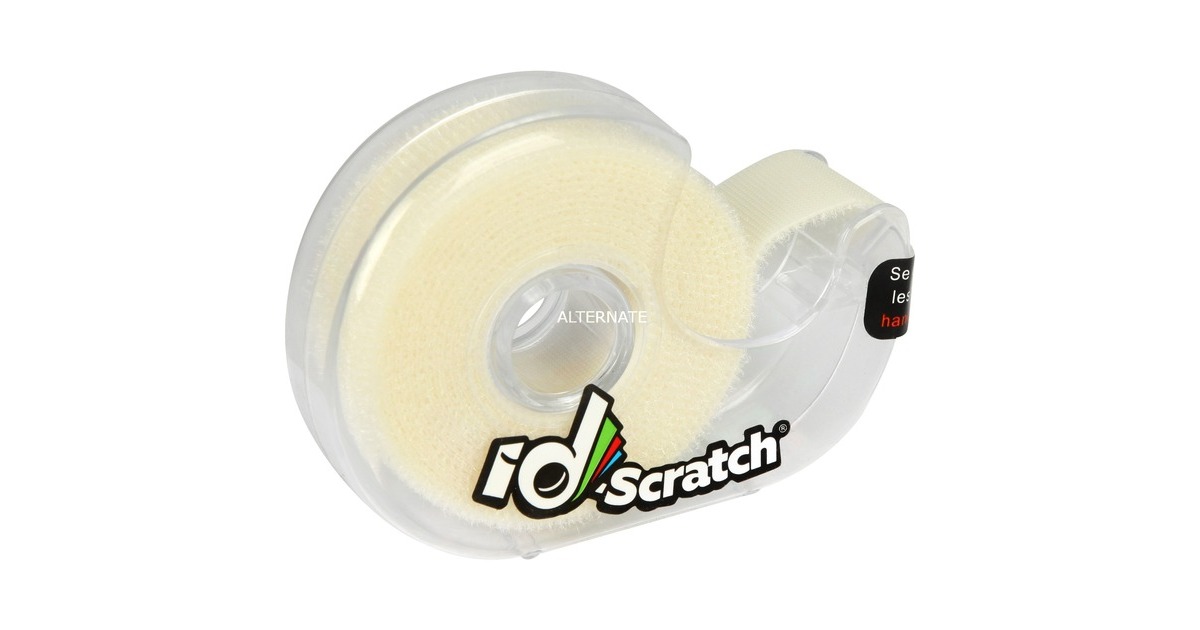 PatchseeID-Scratch Pre-Cut, 2 Meter kabelbinder  (Wit)