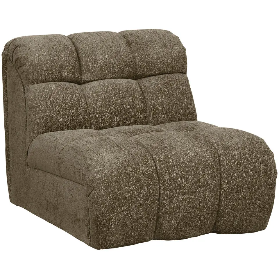 Draaifauteuil Beau - stof Raven - bruin
