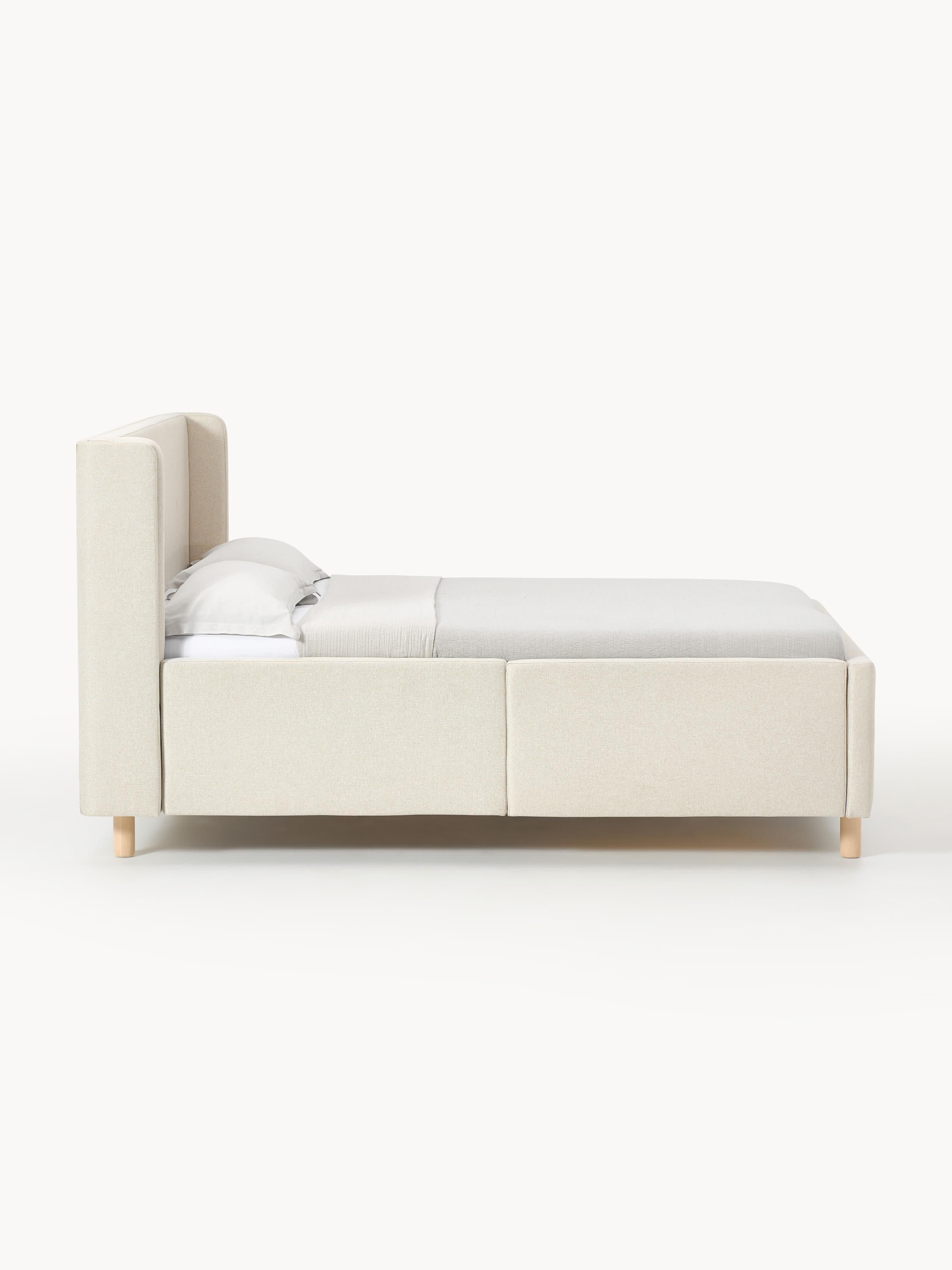 Gestoffeerd bed Arche met lades