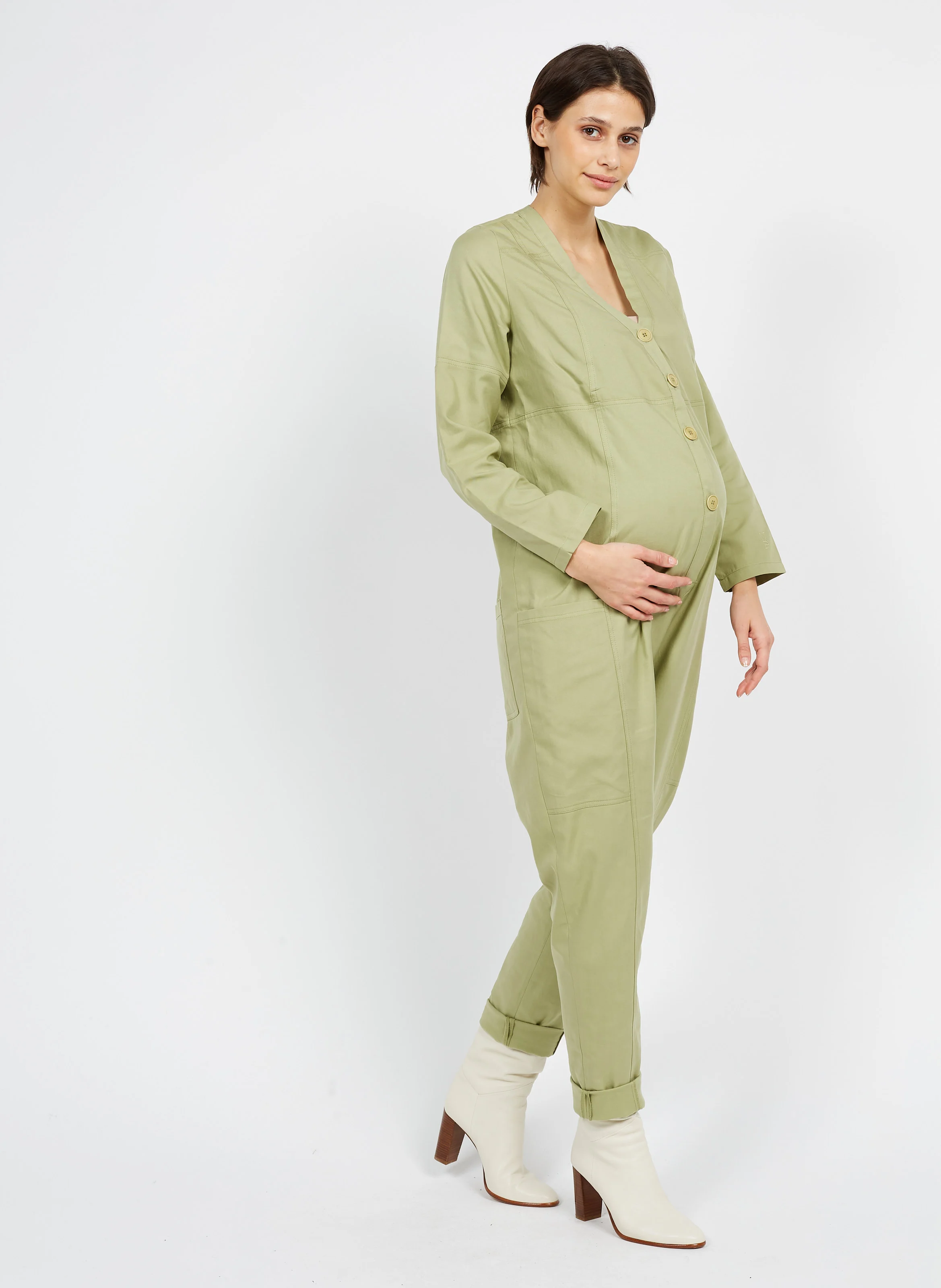 COMBINAISON GROSSESSE - Combinaison de grossesse| Vert