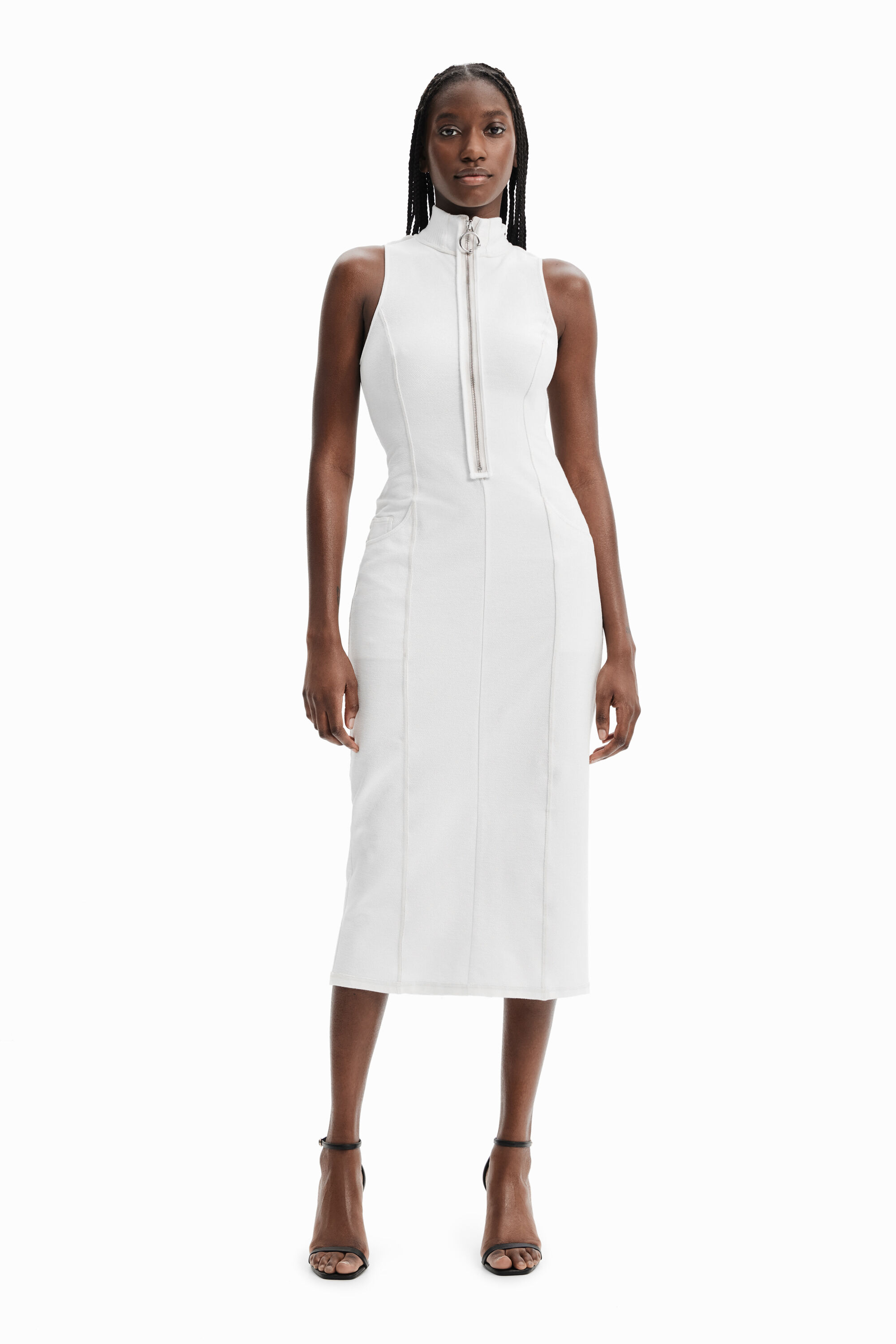 Robe midi zippée Nathy Peluso