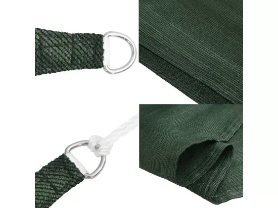 Voile d'ombrage 160 g/m² Vert foncé 2,5x5 m PEHD