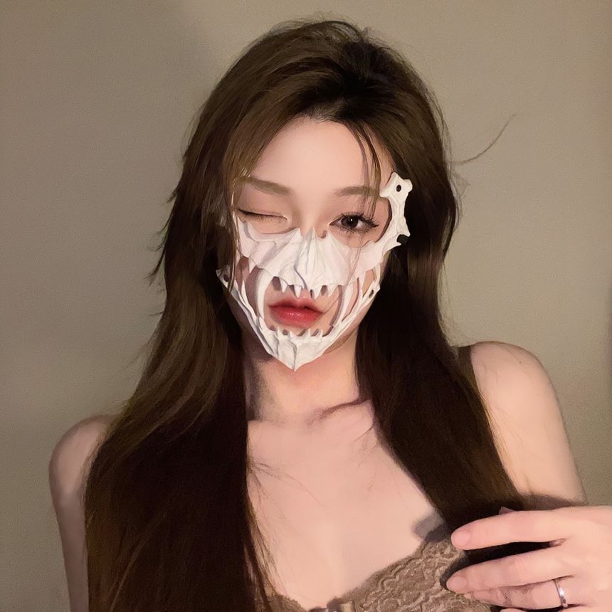 Wandoli - Halloween plastic feestgezichtsmasker (verschillende ontwerpen)