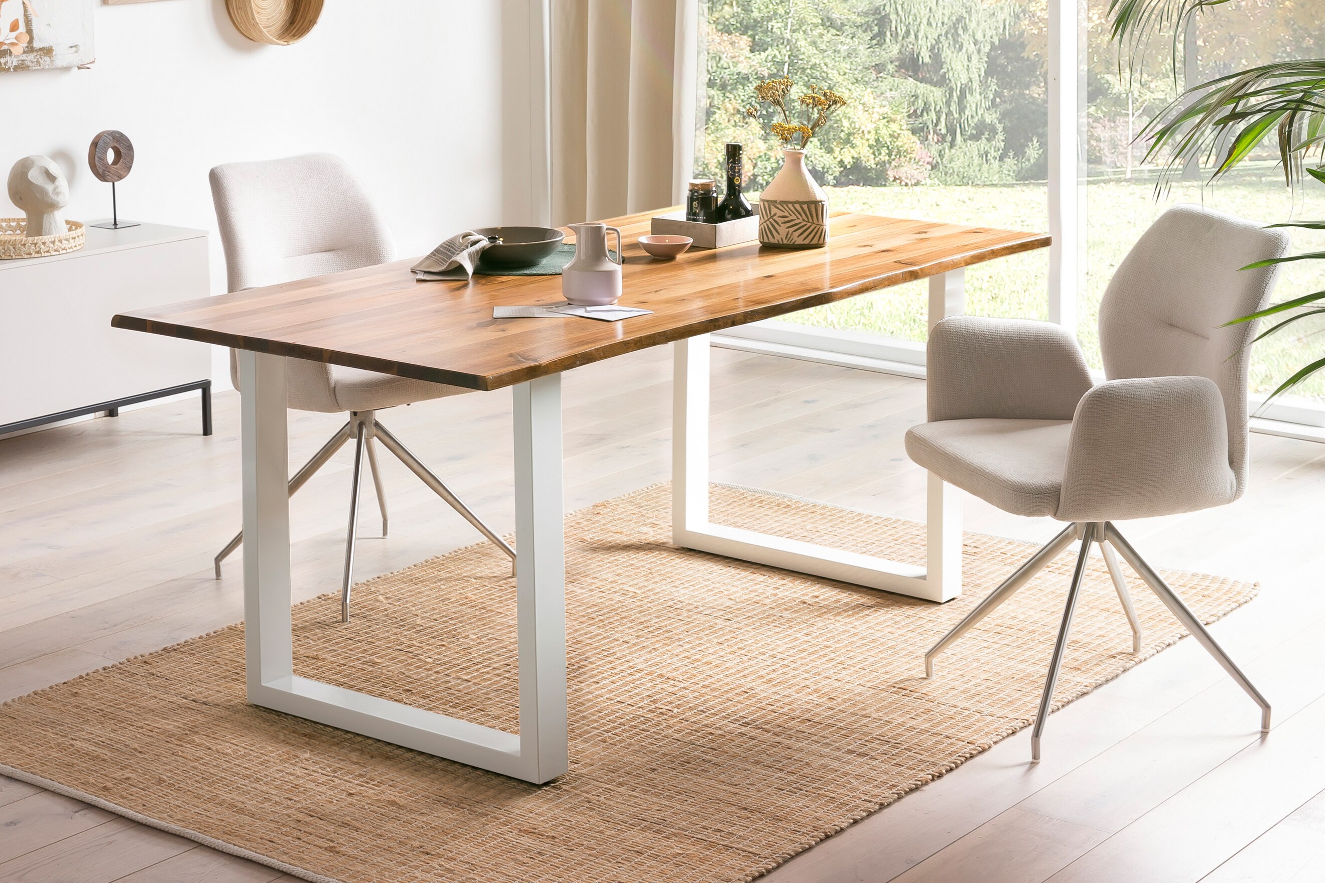 Esstisch Akazie 180x90 cm Esszimmertisch Küchentisch Tisch Holztisch