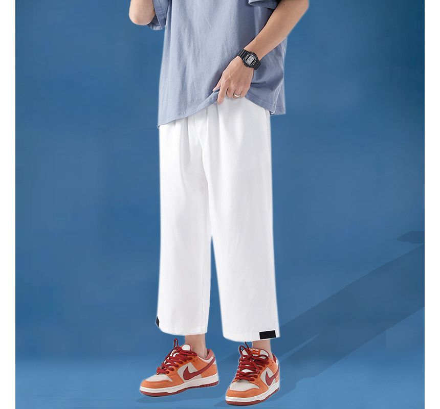 DuckleBeam - Effen cropped losse broek