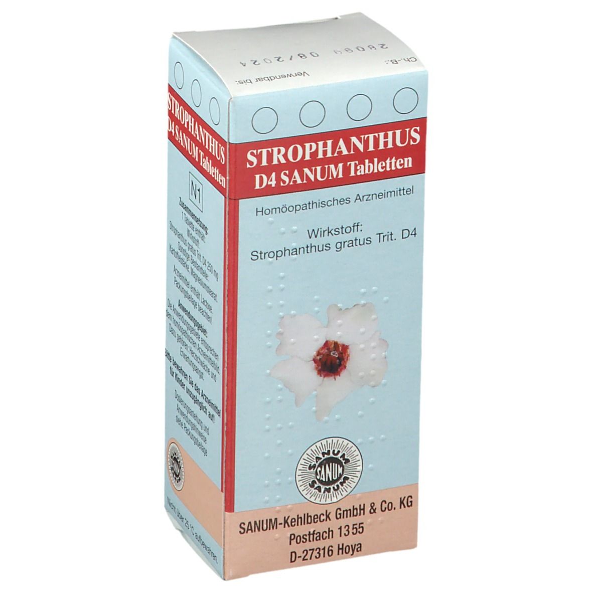 Strophanthus D4 Sanum Tabletten