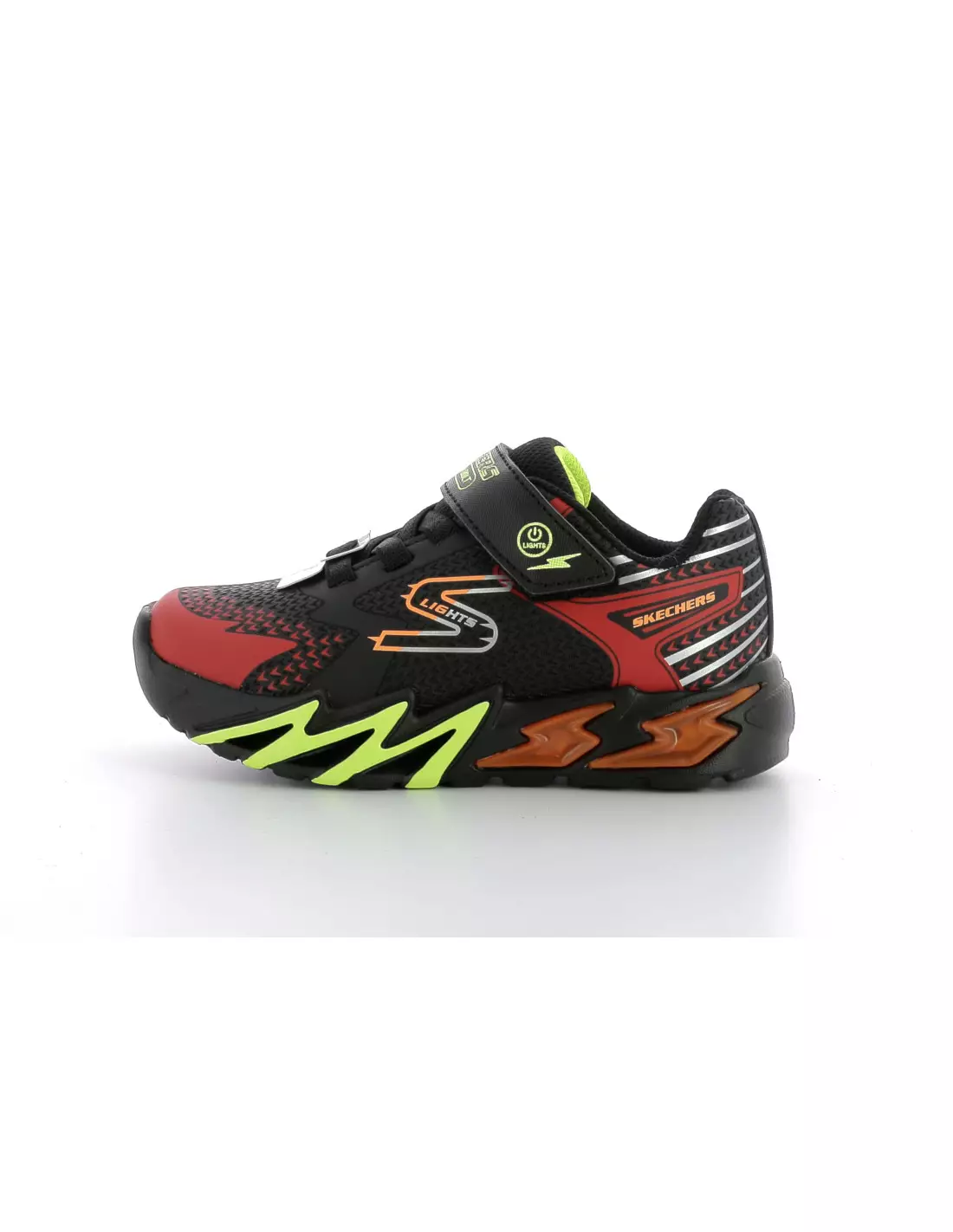 SKECHERS FLEX GLOW BOLT - Baskets Noirrouge