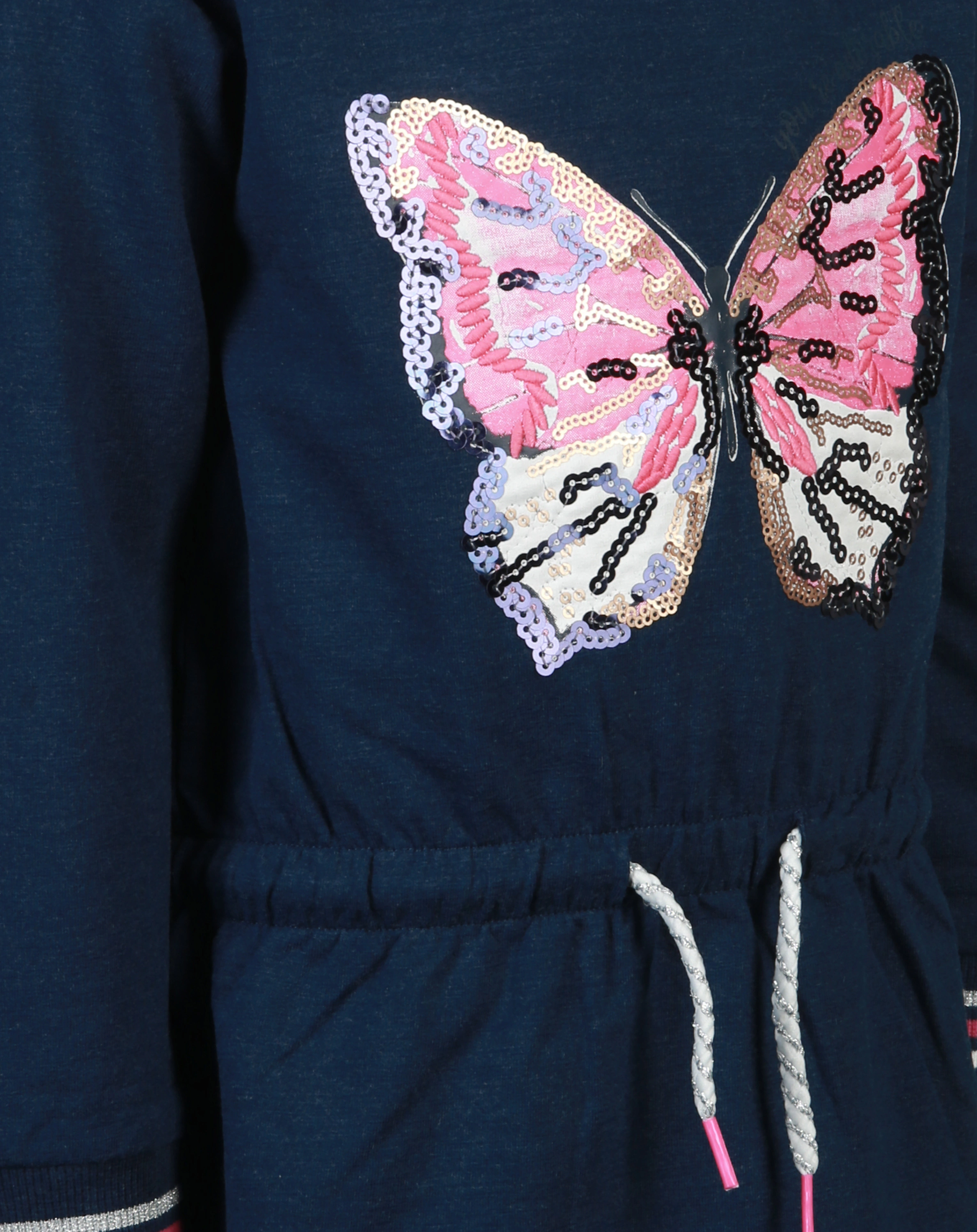 Langarm-Kleid SCHMETTERLING in ink melange