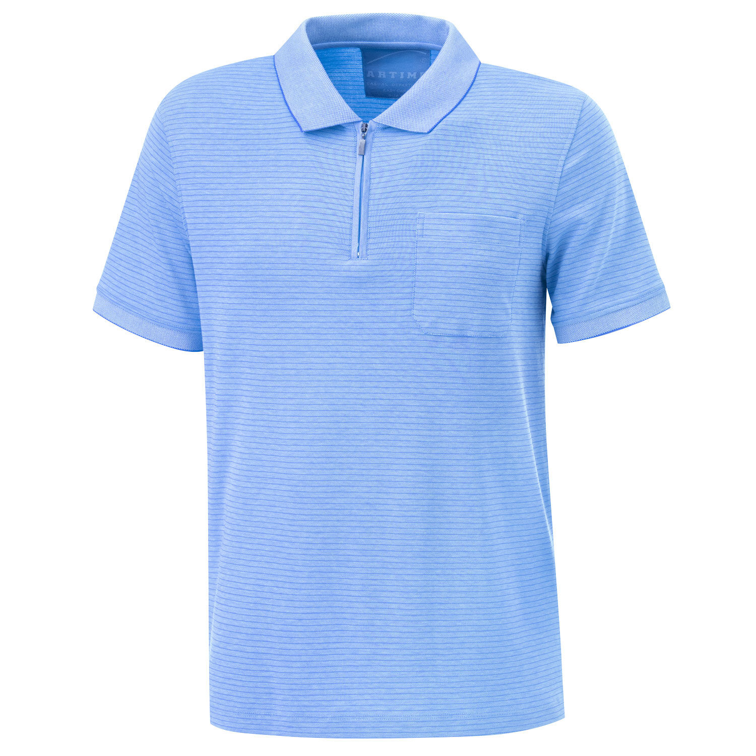 Poloshirt Herren mit Reissverschluss