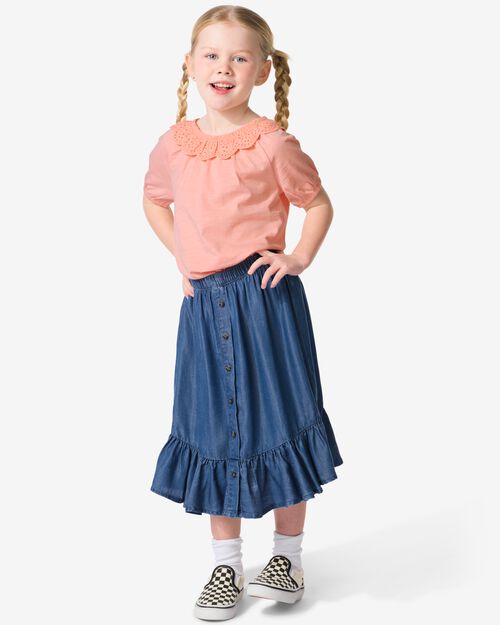 jupe enfant bleu