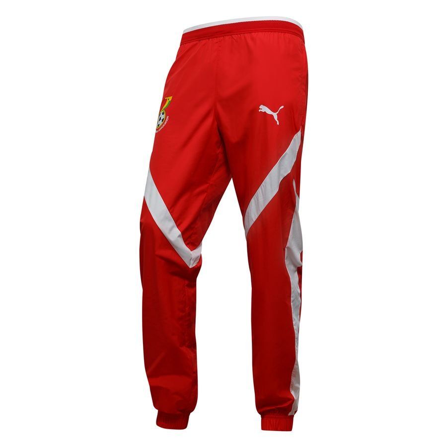 Ghana Bas de Survêtement Avant-Match Woven Africa Cup of Nations 2025 - Rouge/Blanc