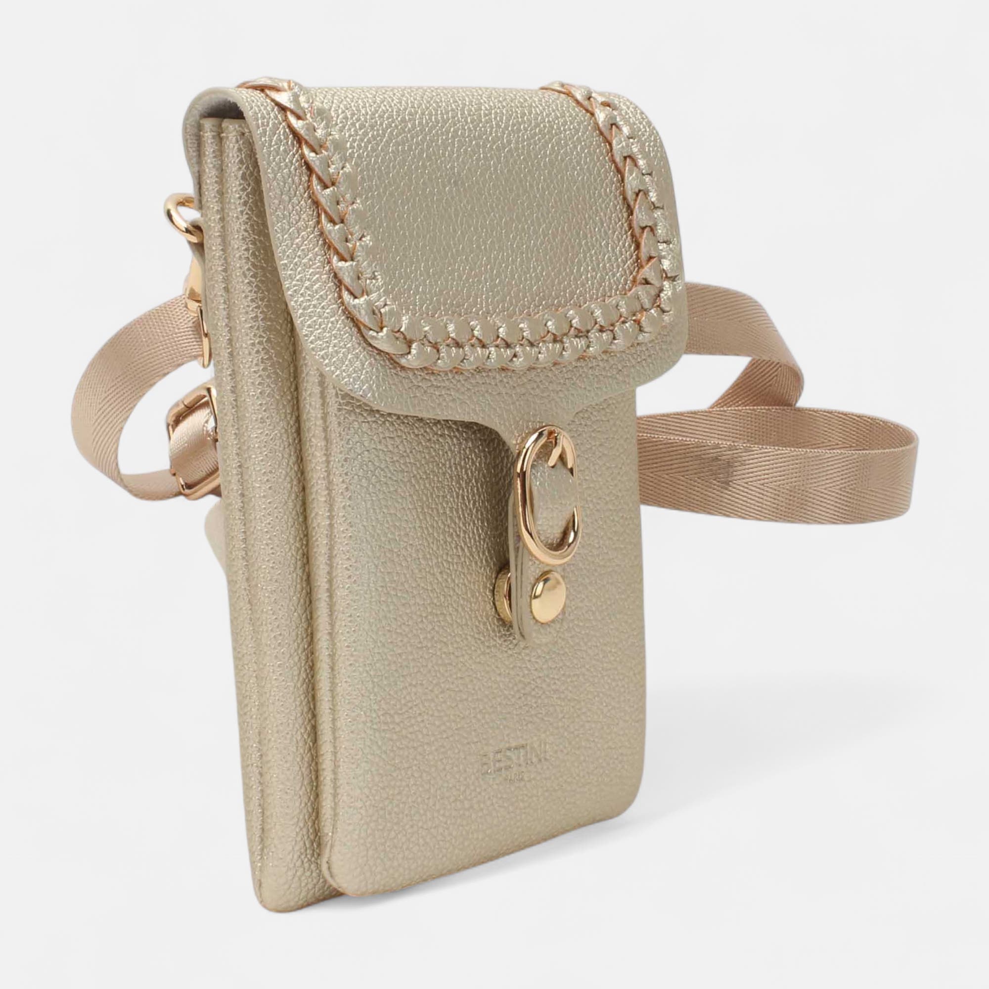 Pochette pour téléphone or