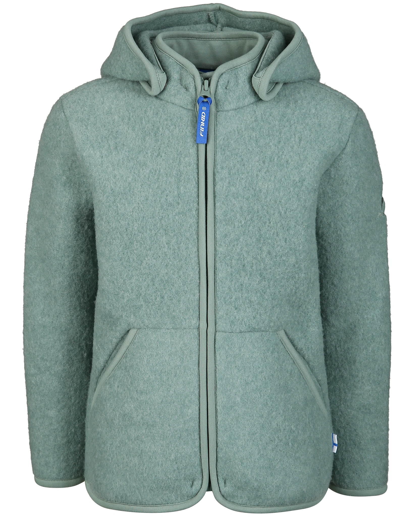 Woll-Fleecejacke LUONTO WOOL in green bay