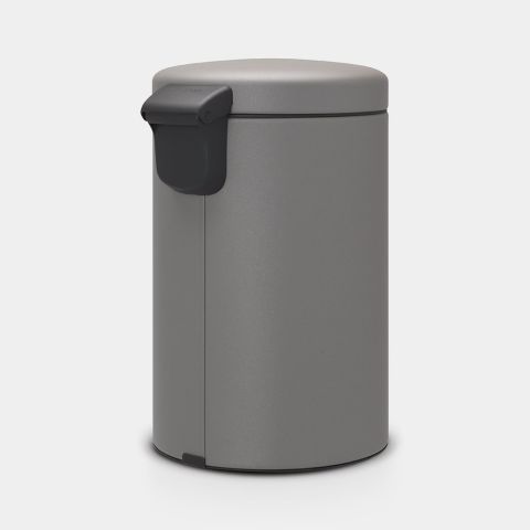 NewIcon Pedaalemmer 12 liter - Mineral Concrete Grey