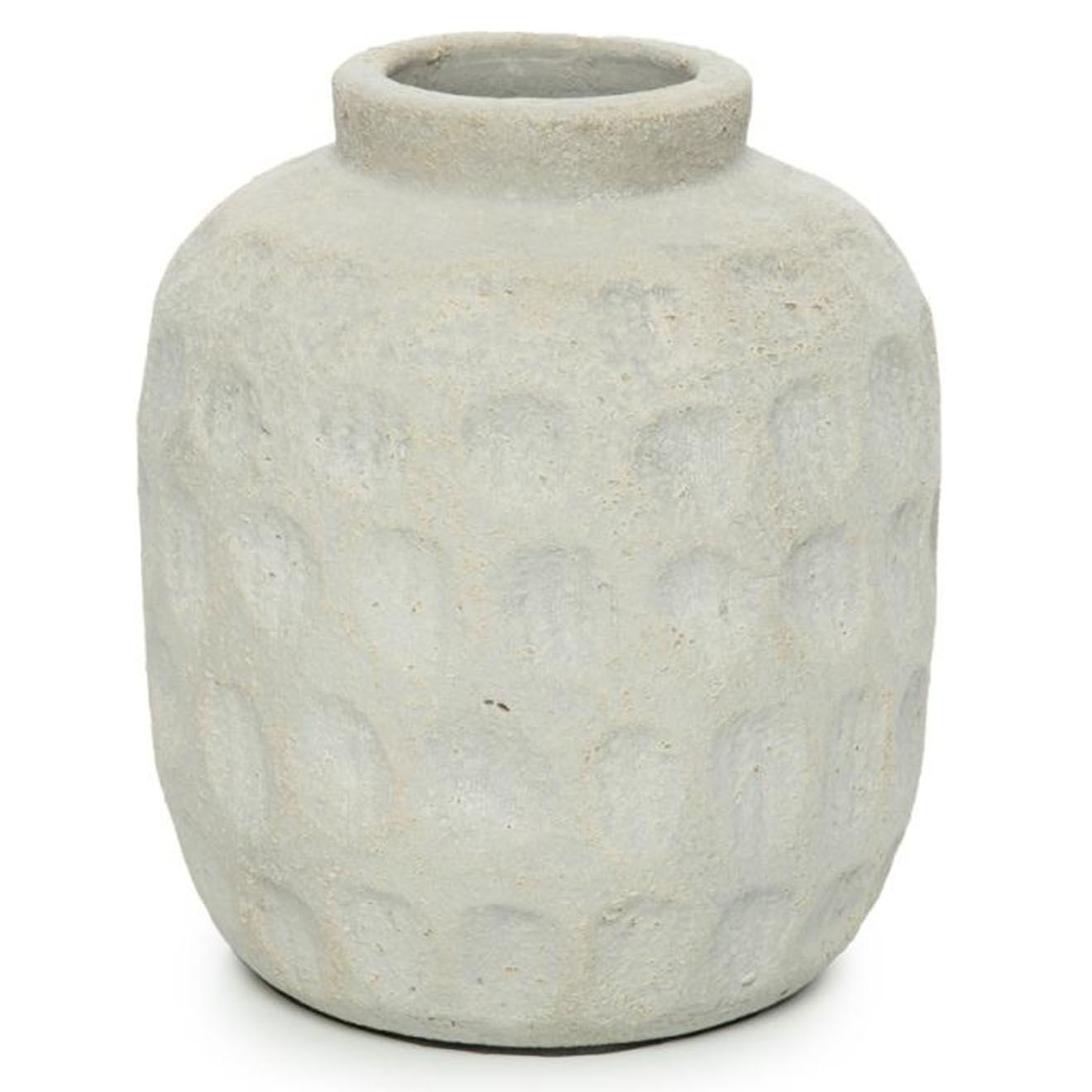 Bazar Bizar Vase Trendy M gris - D.16xH.18 cm