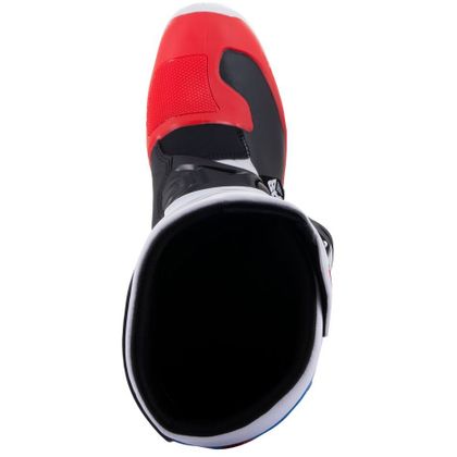 Bottes cross Alpinestars TECH 3 - WHITE / BRIGHT RED / DARK BLUE 2023 - Blanc / Rouge