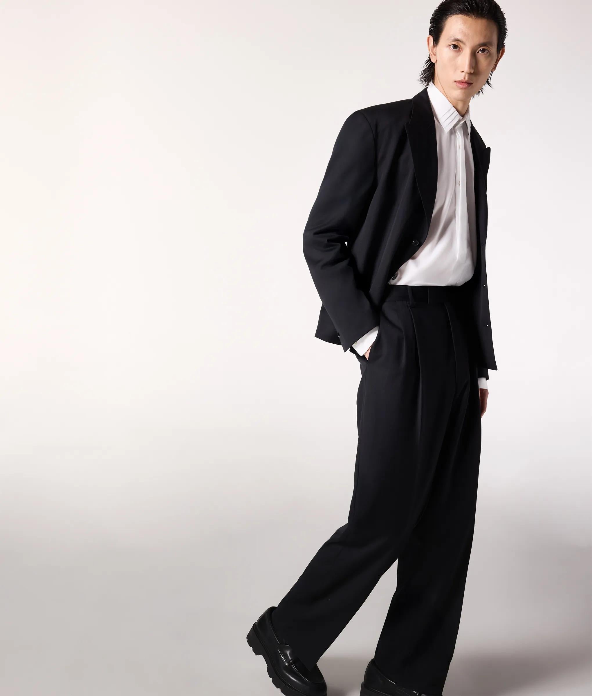 KL Studio broek met dubbele vouw