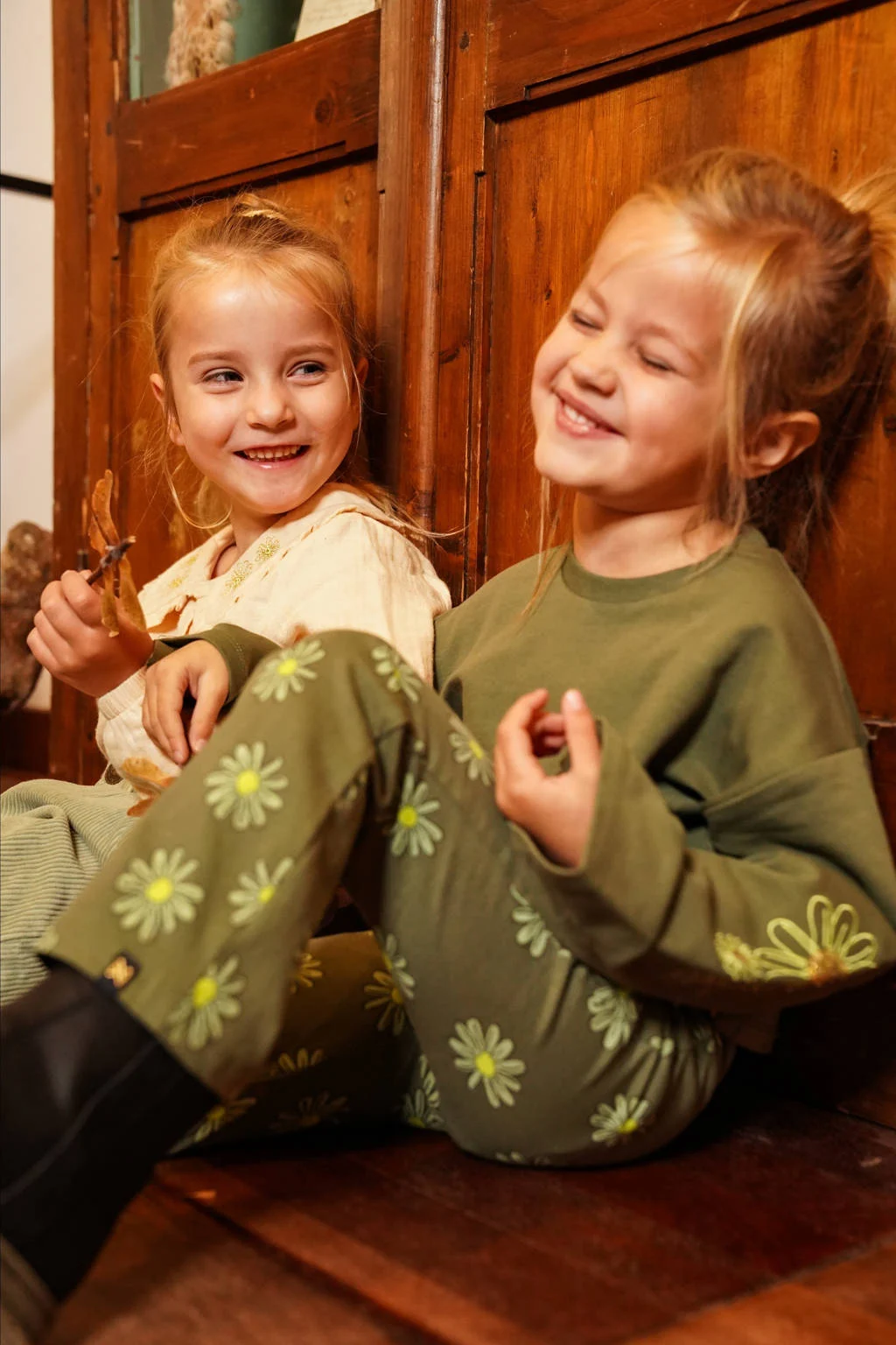 Koko Noko flared flared broek groen