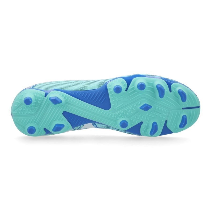 PUMA Future 7 Play FG/AG Formula - Bleu/Menthe/Blanc Enfant