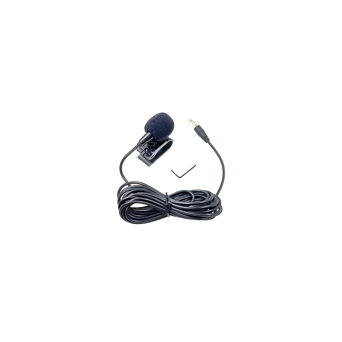 Mikrofon Mono med Clip, 3,5mm - 3 Meter