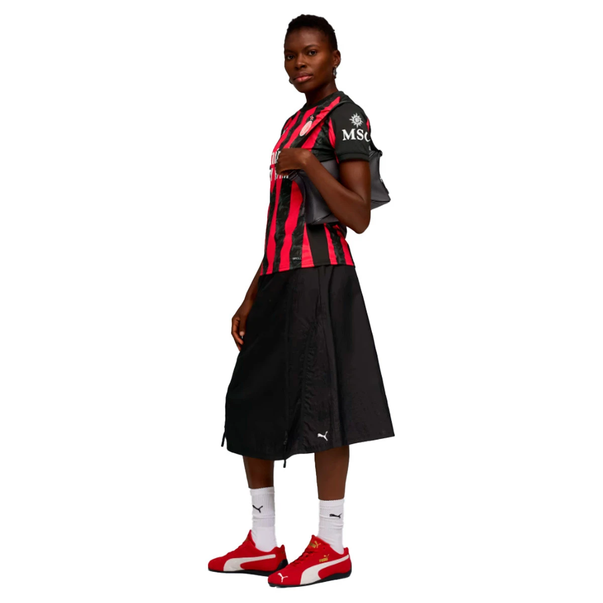 Camisola Puma AC Milan Primeiro Equipamento 2025-2026 Mulher
