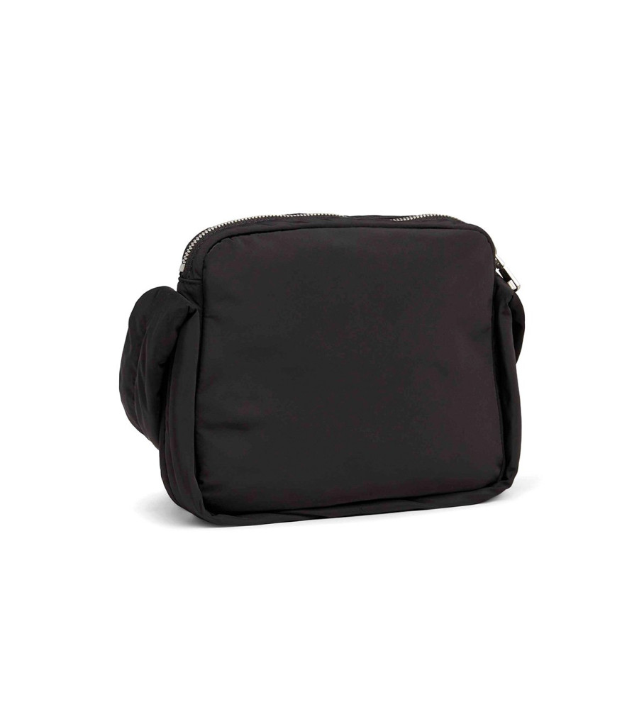 Bolsa de ombro preta Calvin Klein Jeans Block SQ