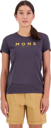 ICON Damen-Merino-Kurzarmshirt  shale  XS